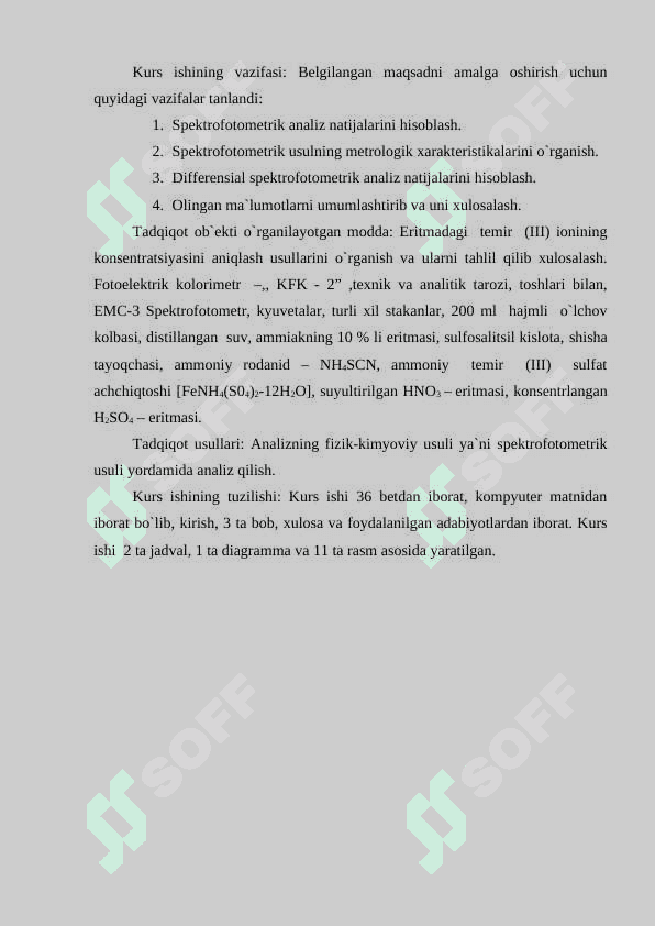 Differensial Spektrofotometrik analiz. 3