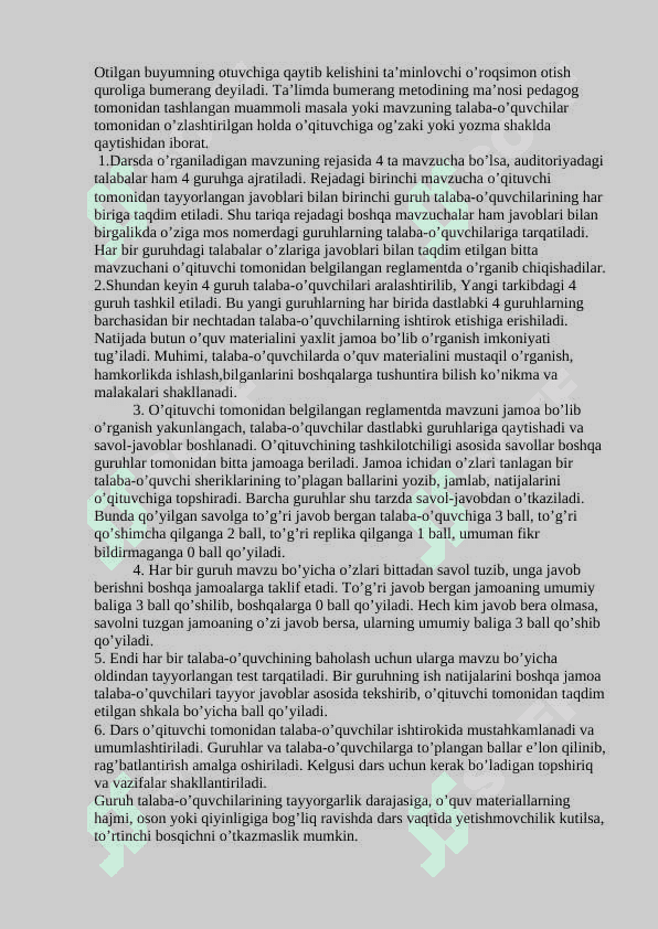 Innavatsion ta’lim texnologoyalari tushunchasi, uning ta’riflari, metodikadan farqi 7