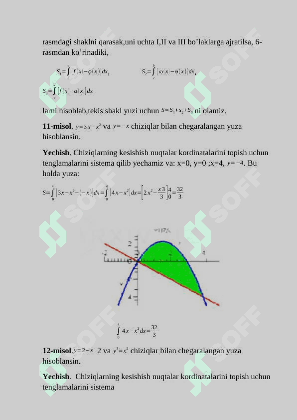 ANIQ INTEGRALNING GEOMETRIK TATBIQLARI 5