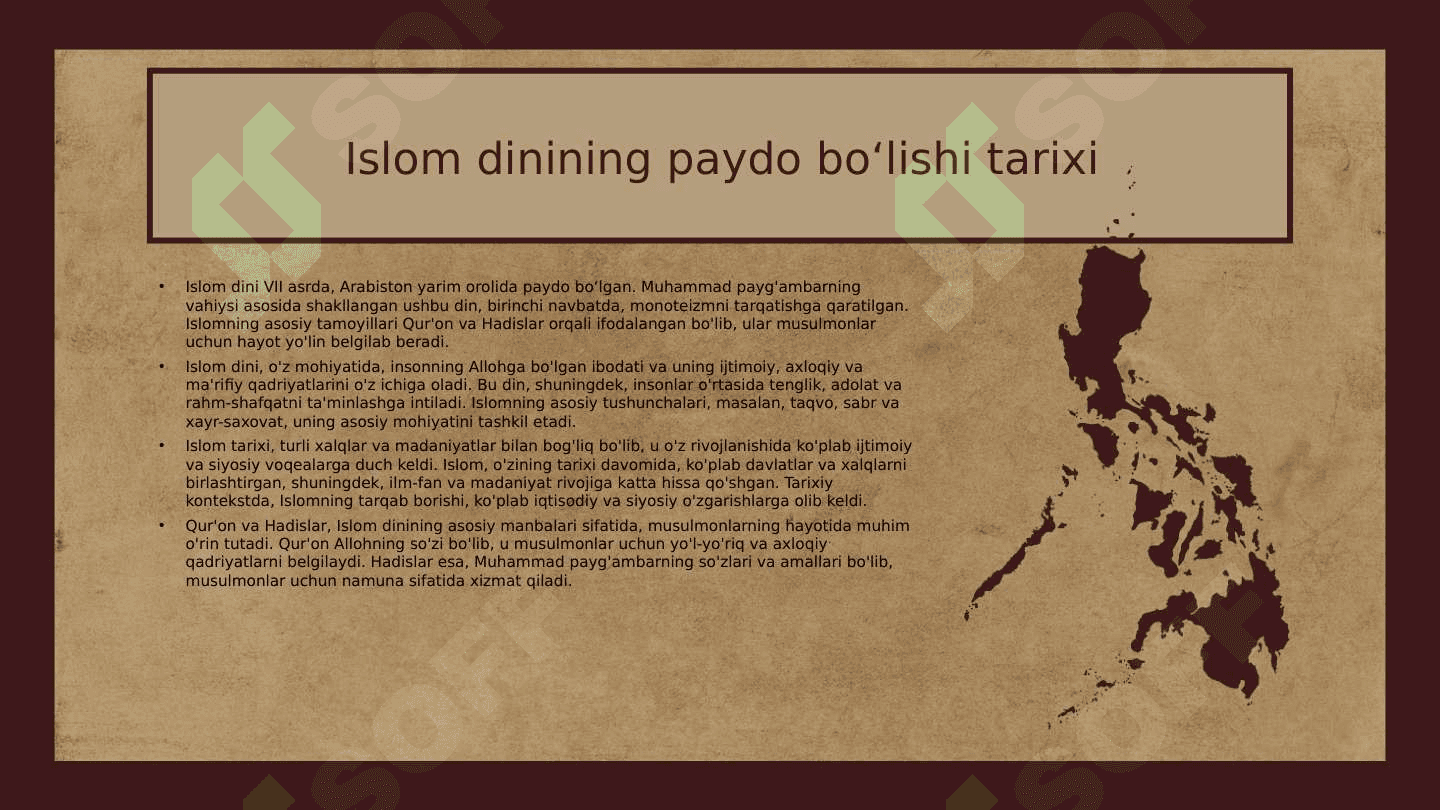 Islom dini tarixi va mohiyati 3