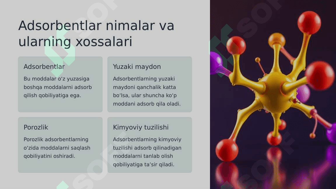 Neft mahsulotlarini sifatini yaxshilashda adsorbentlarning qo’llanilishi 3