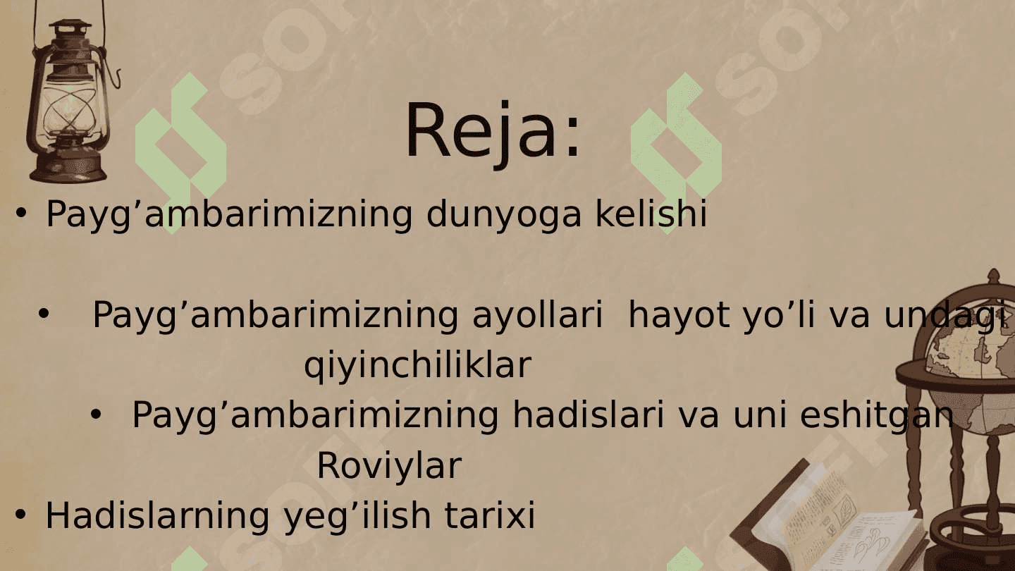 Islom dining payg’ambari Muhammad (S.A.V.)ning hayoti va hadislar 2