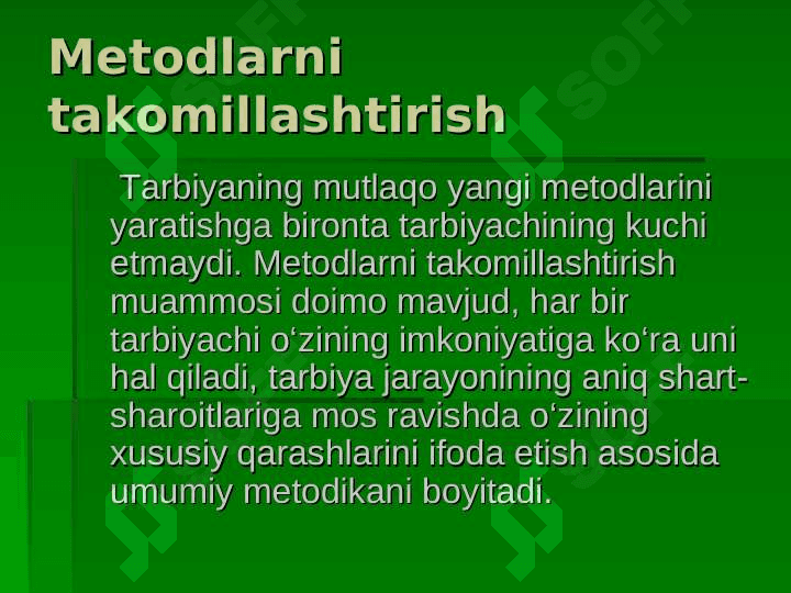 Tarbiyaning umumiy metodlari 4
