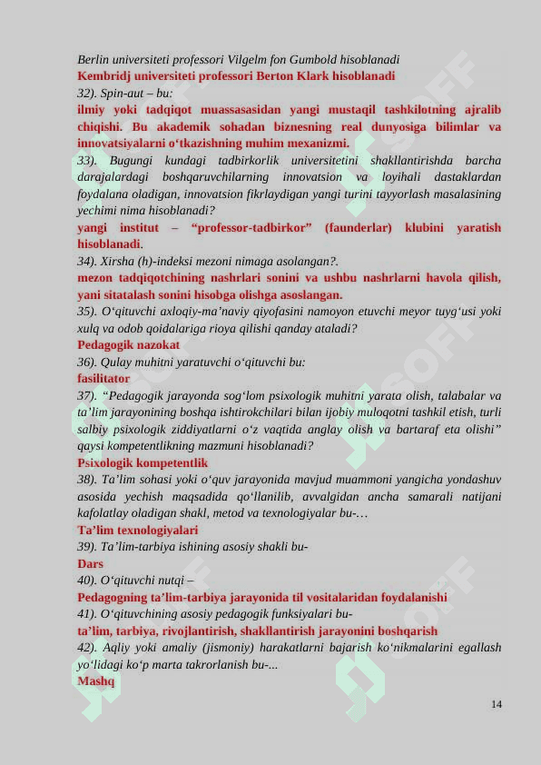 Test 2024 ona tili va adabiyot 4