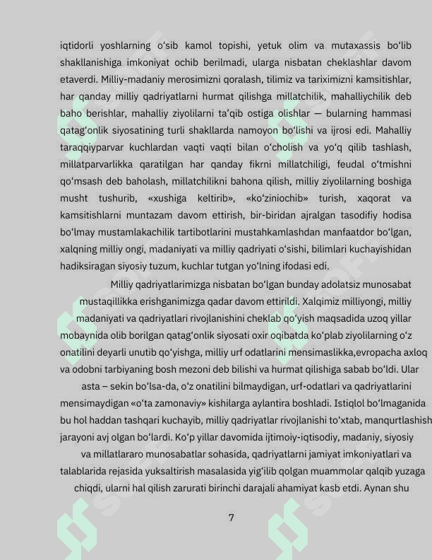 Milliy ma'naviyatimizni tiklashga ilk harakatlar 8