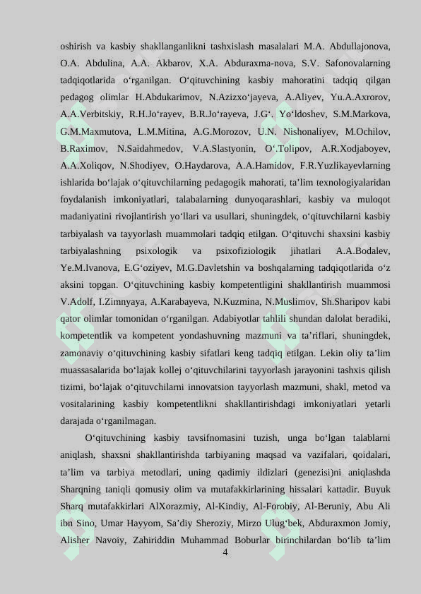 Boshlang‘ich sinf o‘qituvchisining kasbiy mahorati 4