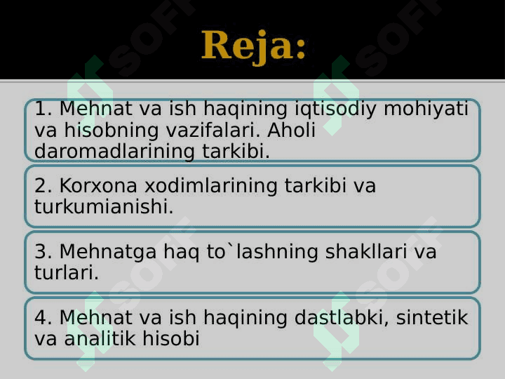 Mehnat va ish haqi hisobi 2