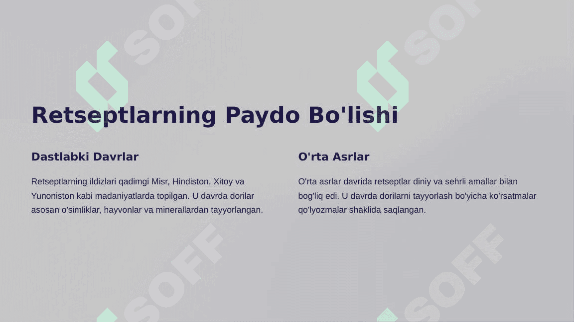 Tibbiyotda retsept tarixi 3