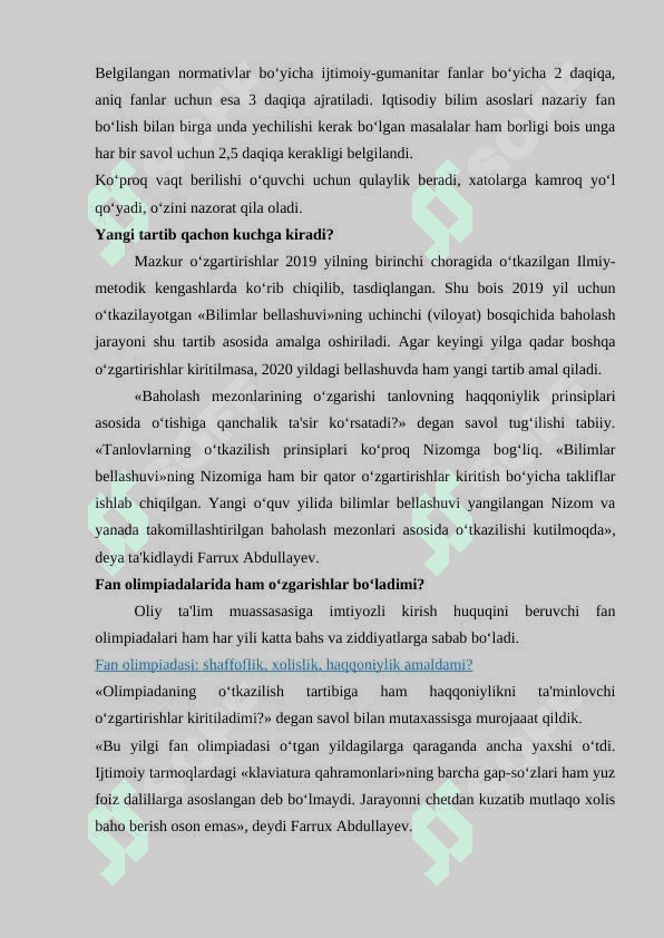 4 sinfda bellashuvlarning mazmuni va ularni tashkil qilish usullariga topshiriqlar tizimini ishlab chiqish 4