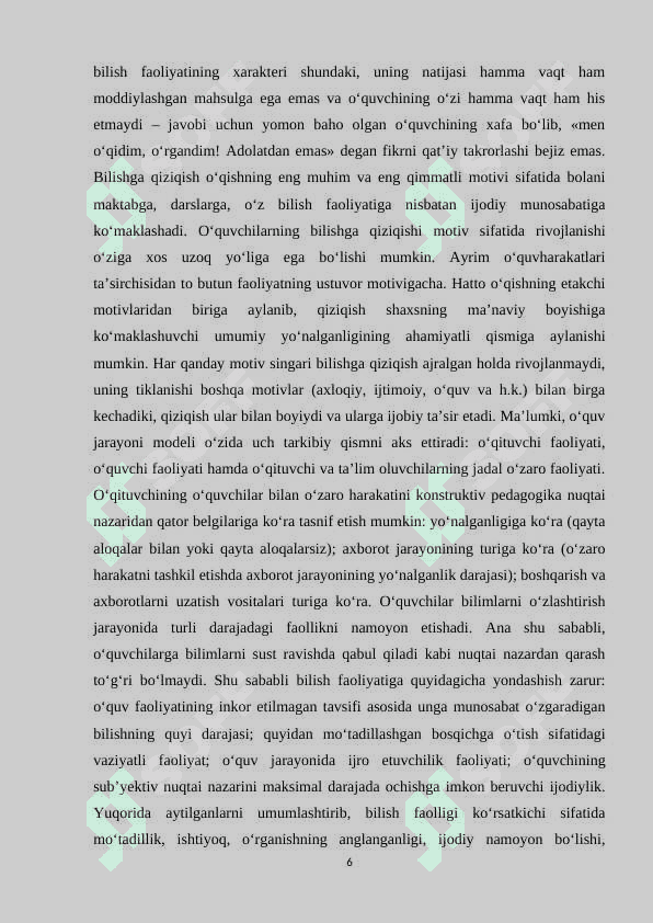Shaxs xususiyatlarini òrganish bòyicha metodikalar 6