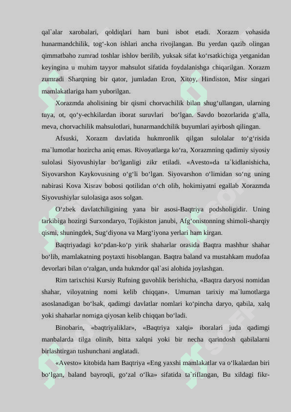 O‘zbek davlatchiligining tarixiy bosqichlari (O‘zbekiston hududidagi davlatlar tarixi misolida) 3