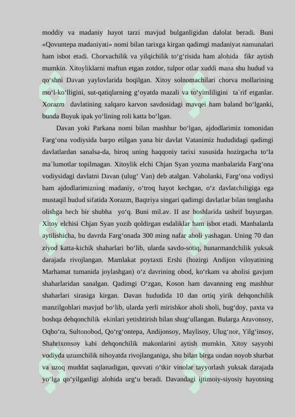 O‘zbek davlatchiligining tarixiy bosqichlari (O‘zbekiston hududidagi davlatlar tarixi misolida) 6