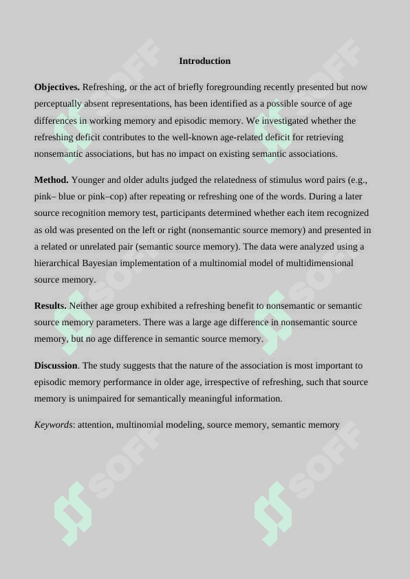 Analysis of different types of nonsemantic grouping 3
