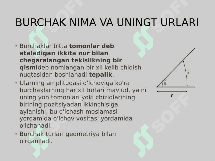 Burchak turlari 2