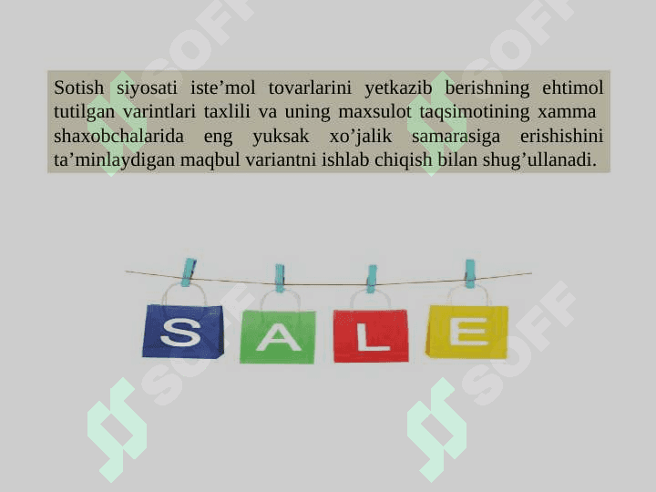 Sotish siyosati 7