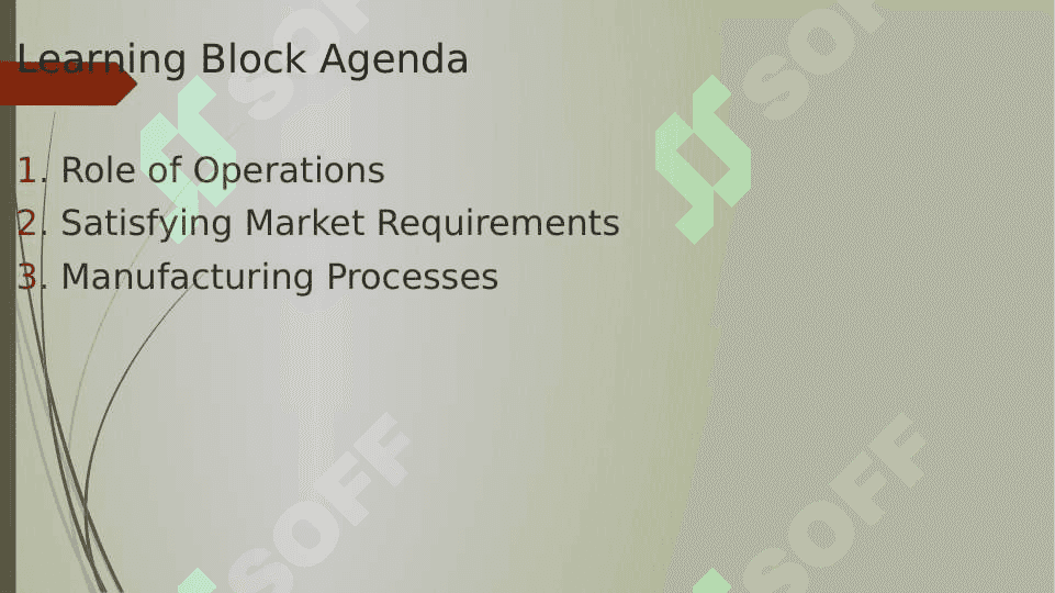 Manufacturing and Service 5