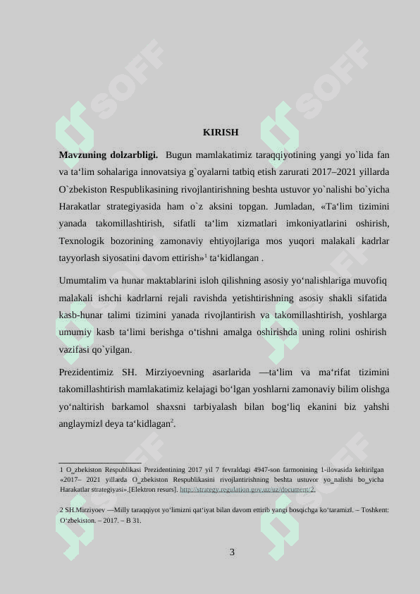 Konstruktsion material sifatida qurilishda, mebel va duradgorlik buyumlarida, sport buyumlarida, musiqa asboblarida, ro’zg’or asbob anjomlari ishlab chiqarishda buyumlarga xomashyo tanlashni o’rganish 3