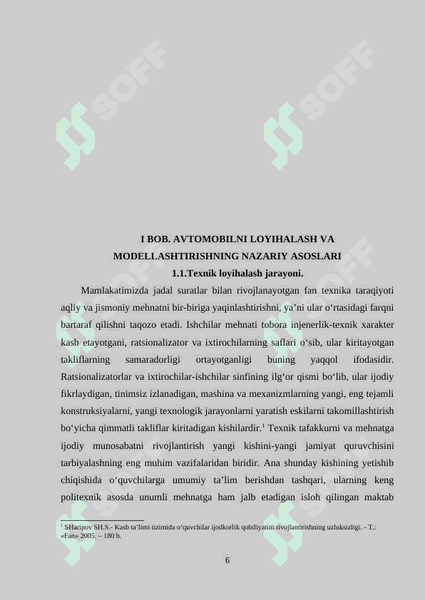 Avtomobil modelini loyihalash va modellashtirish 6