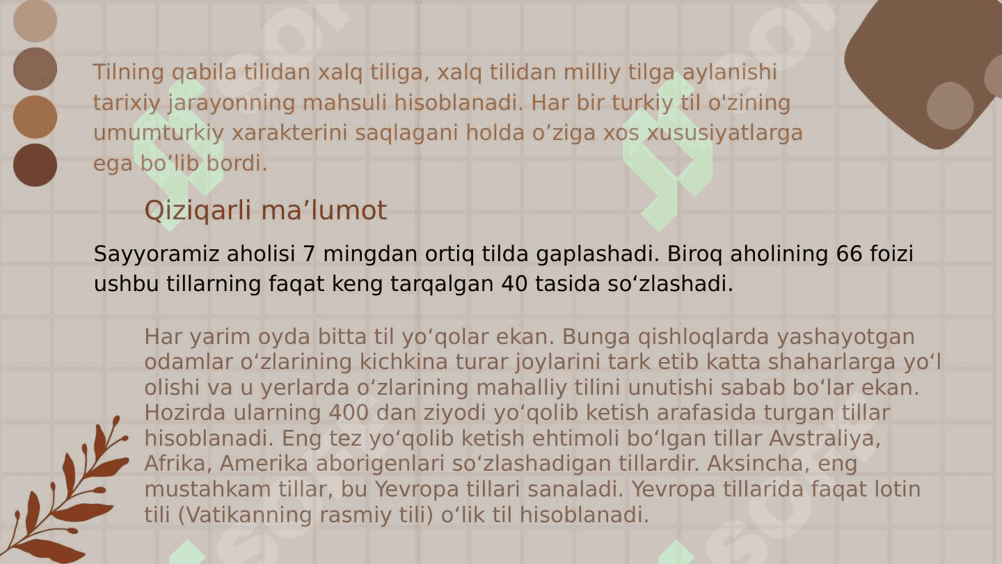 Tilshunoslik fani va uning vazifalari haqida ma'lumot 3