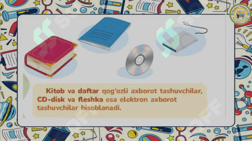 Axborot tashuvchilar 2-sinf 7