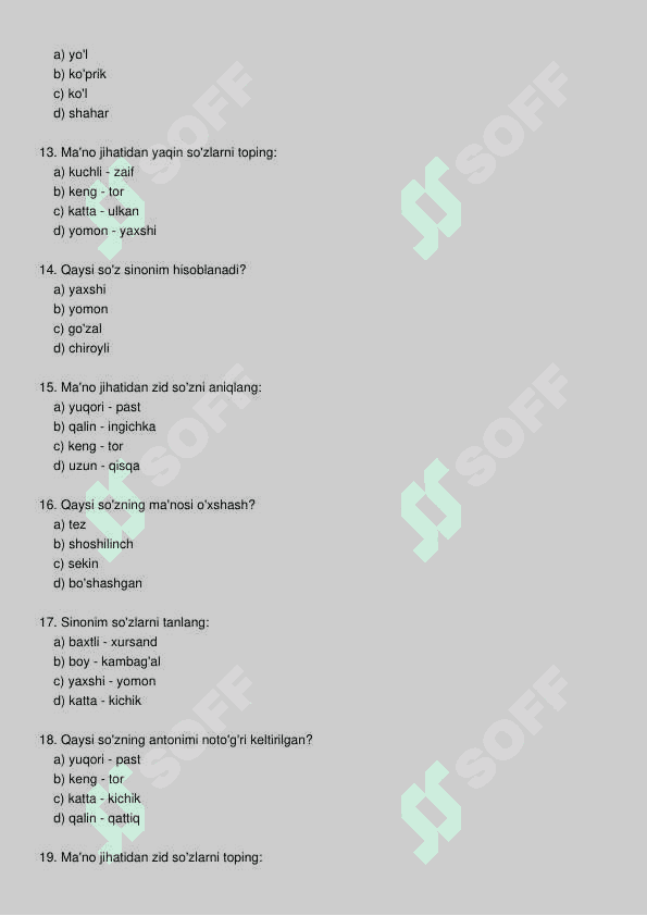 Leksikologiya test 3