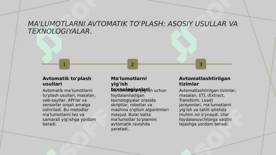 Ma'lumot qidirish (data mining) uchun avtomatik ma'lumotlarni tõplash metodlari 3