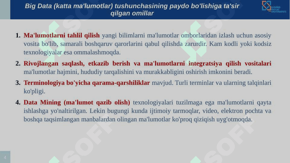 Big data tushunchasi va asoslari 4
