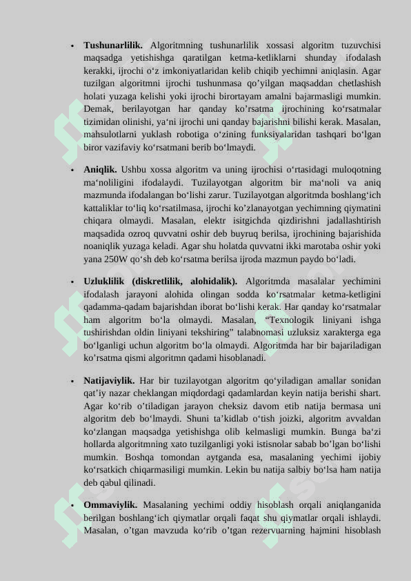 Ma'lumotlar tuzilmasi va algoritmlar; Ma'lumot, algoritm va ma'lumot tuzilmasi tushunchalari 6