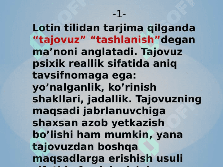 TAJOVUZKOR AXLOQ 3