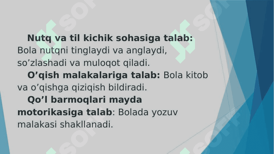 Nutq, muloqot, o’qish va yozish malakalari 2