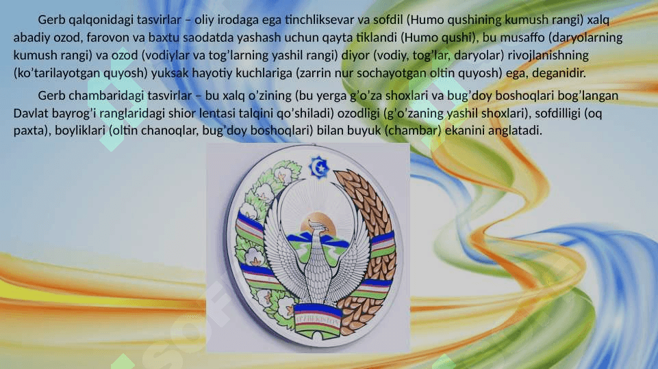 O’zbekiston tanlagan mustaqil rivojlanish yo’li va uning ahamiyati 7