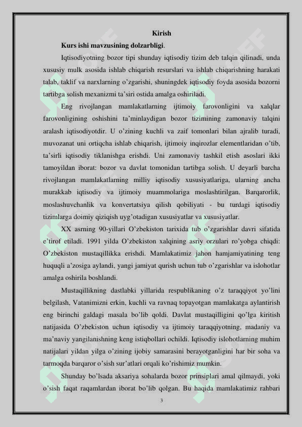 Bozor iqtisodiyotining mohiyati va asosiy belgilari 3