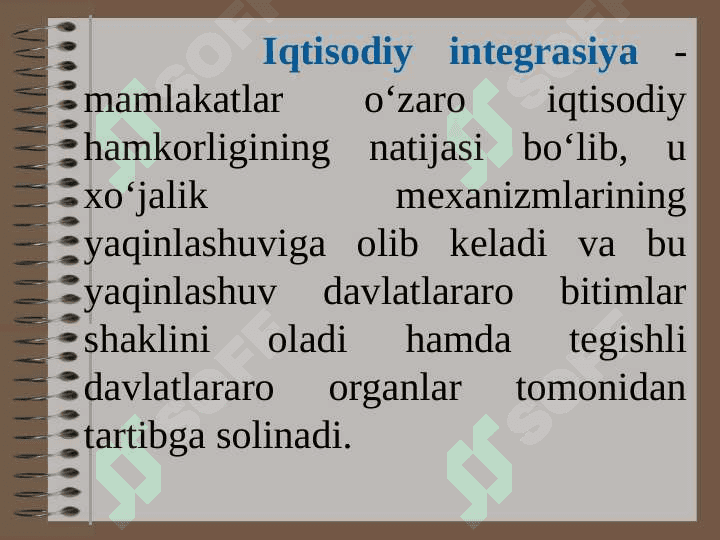 Хаlqаrо iqtisоdiy intеgrаtsiya pptx 6