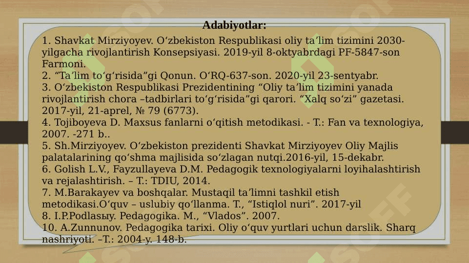 Taʻlim oluvchilarning mustaqil faoliyatini tashkil etishda texnologik yondashuv 3