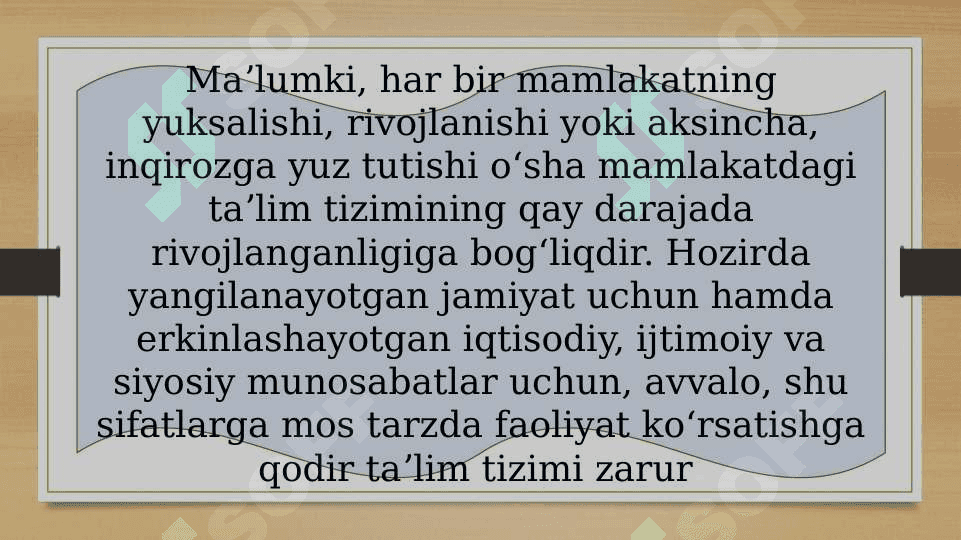 Taʻlim oluvchilarning mustaqil faoliyatini tashkil etishda texnologik yondashuv 5