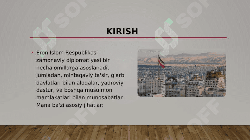 Eron islom Respublikasi zamonaviy diplamatiyasi  pptx 2