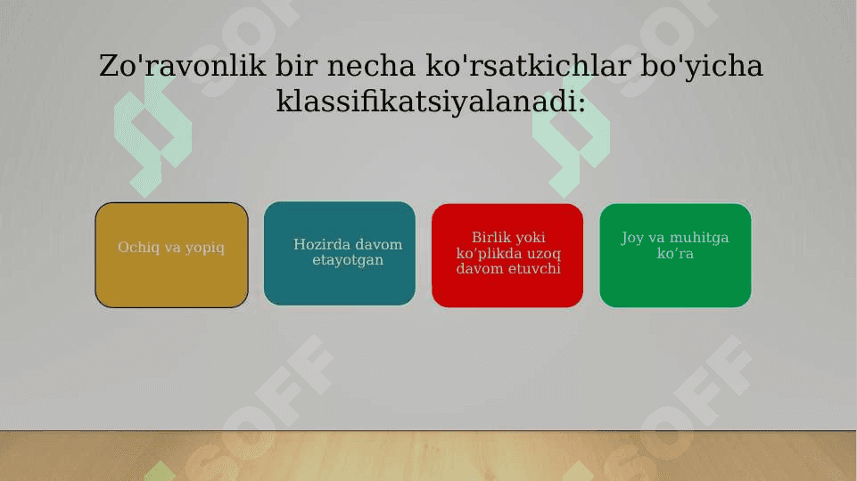 Bolalar zo’rlanishlari muammolari. Zor’lik qurboni bo’lgan bolalar bilan ishlash 4