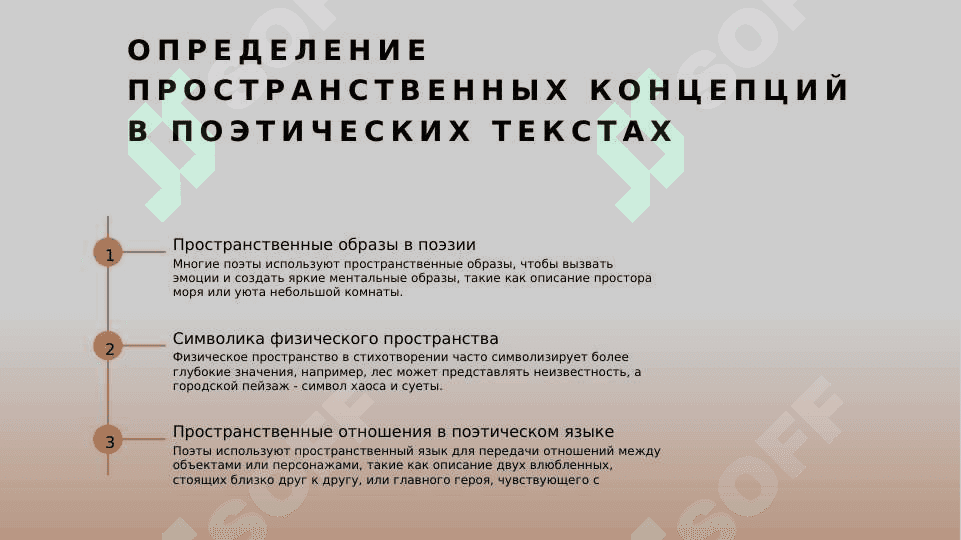 Выражение пространственны 3