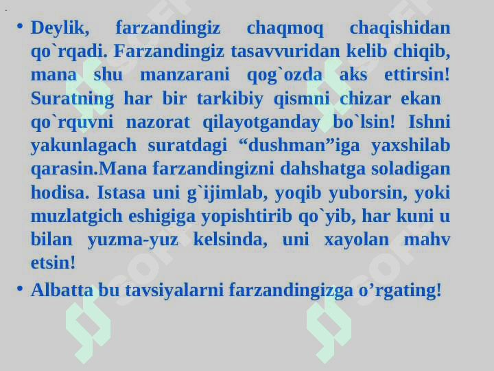 Qo`rquvni yengishning samarali usullari 8