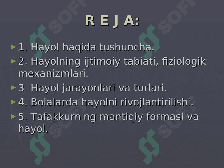 Hayol haqida tushuncha 2