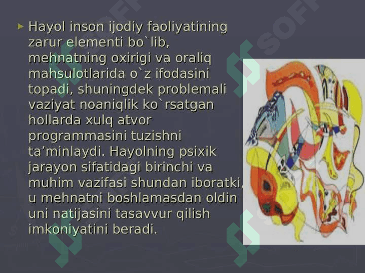 Hayol haqida tushuncha 5