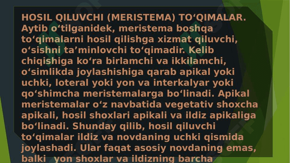 O’simlik organlari va ularning vazifalari 4