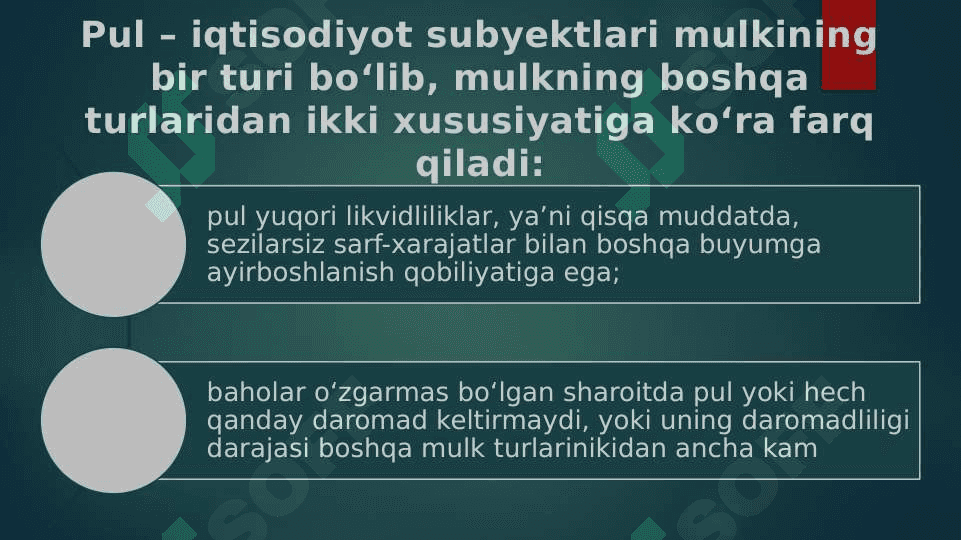 Pul bozorida muvozanat 3
