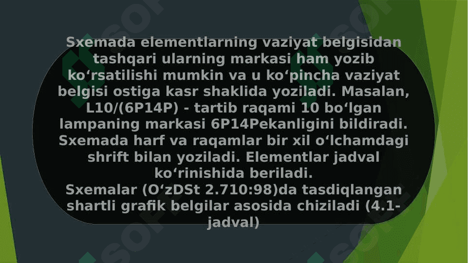 Radio-elektr sxemalarining shartli grafik belgilari 3