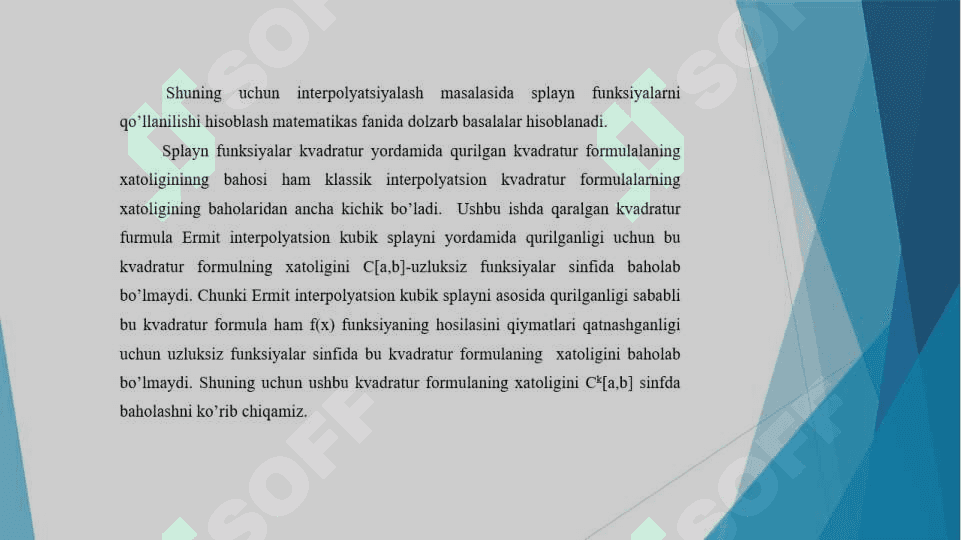 Splayn funksiyalar 5
