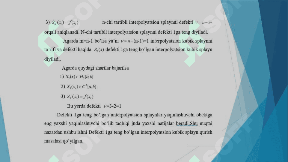 Splayn funksiyalar 7