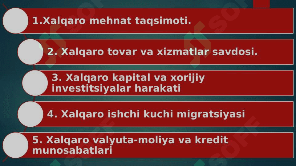 Xalqaro iqtisodiy munosabatlar va uning shakllanishi 3