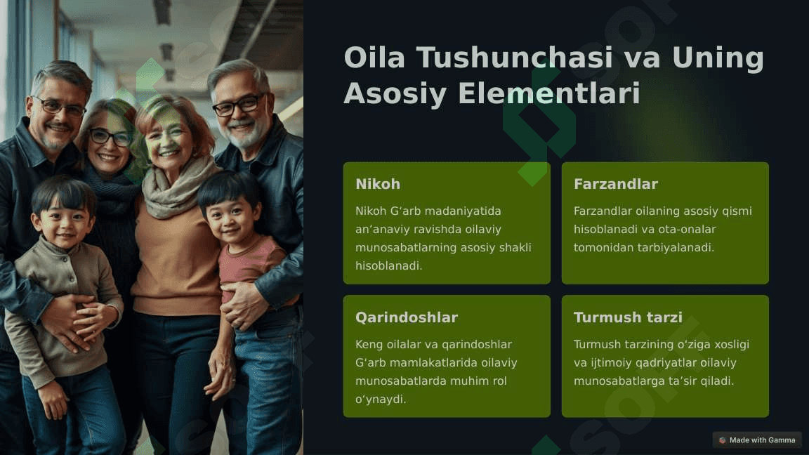 Gʻarb Mamlakatlarida Oilaviy Munosabatlar 3
