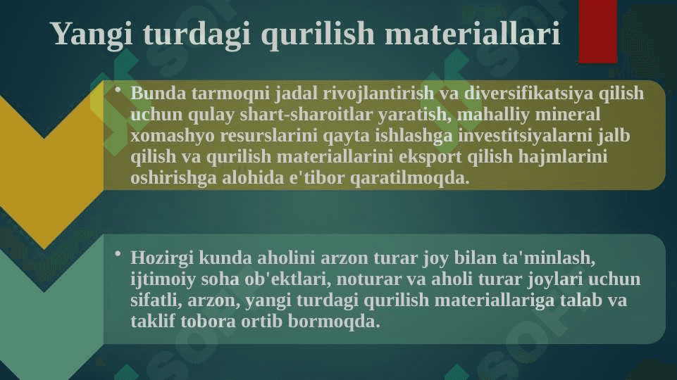 Zamonaviy qurilish materiallari haqida eng yangi ma’lumotlar 4