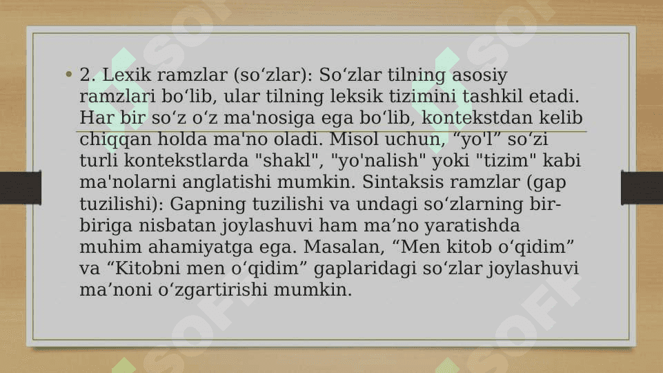 Til-ramzlar tizimi 4